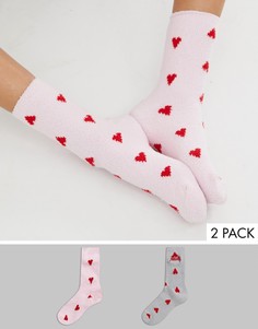 2 пары носков Hunkemoller Darling - Мульти