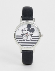 Черно-белые часы с Микки Маусом Disney - Черный