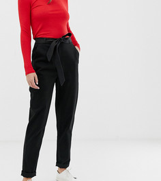 Брюки в стиле сasual с поясом ASOS DESIGN Tall - Черный