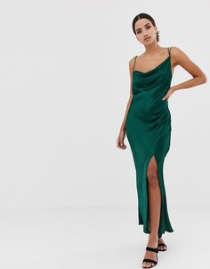 Платье с разрезом Bec & Bridge martini club - Зеленый