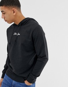 Худи с логотипом Jack & Jones Originals - Черный