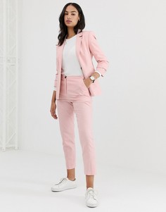 Однотонные брюки-сигаретки ASOS DESIGN - Розовый