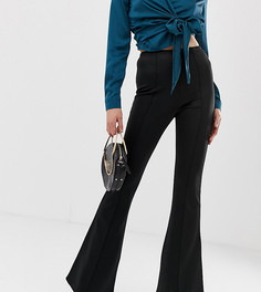 Черные расклешенные трикотажные брюки Missguided Tall - Черный