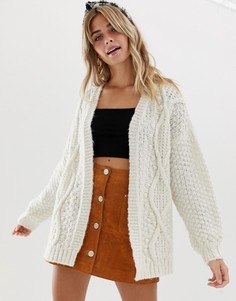 Кремовый кардиган Miss Selfridge - Кремовый