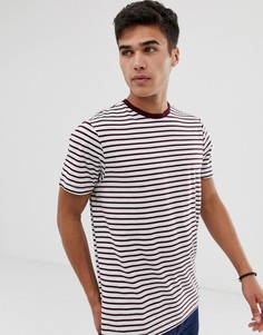 Красная футболка в полоску New Look - Красный