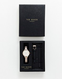 Часы со сменным ремешком в подарочном наборе Ted Baker Kate - Золотой