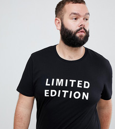 Футболка ограниченной серии с принтом ASOS DESIGN Plus - Черный