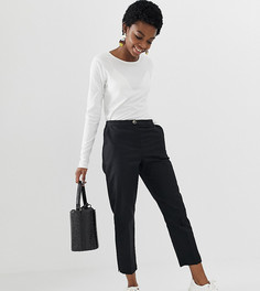 Брюки-сигареты ASOS DESIGN Petite - Черный