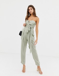 Комбинезон в строгом стиле Glamorous - Зеленый