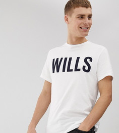 Белая футболка с принтом Jack Wills Wentworth Wills эксклюзивно для ASOS - Белый