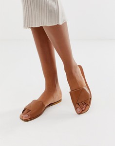 Кожаные сандалии ASOS DESIGN - Рыжий