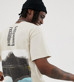 Футболка с фотопринтом и логотипом Reclaimed Vintage inspired - Светло-бежевый