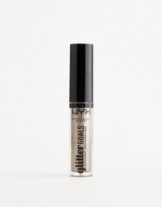 Жидкие тени для век с блестками NYX Professional Makeup - Oui Out - Золотой