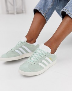 Зеленые кроссовки adidas Originals Gazelle - Зеленый