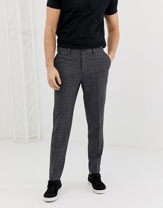 Зауженные брюки в строгом стиле Selected Homme - Серый