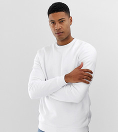Белый свитшот ASOS DESIGN tall - Белый