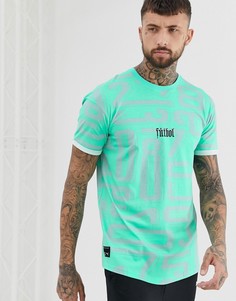 Футболка мятного цвета с принтом Puma Football Premium Casuals - Зеленый