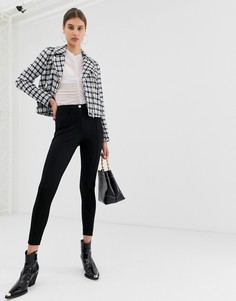 Черные облегающие брюки River Island - Черный