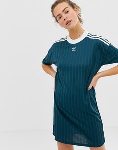 Платье с трилистником adidas Originals - Синий