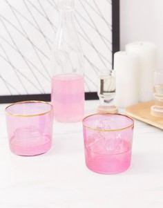 Набор из 2 розовых стаканов LSA - Розовый