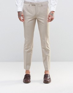 Кремовые брюки скинни River Island - Бежевый