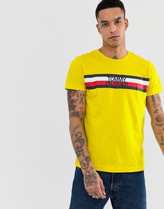 Желтая футболка в полоску с логотипом Tommy Hilfiger - Желтый