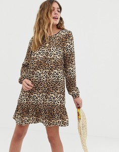 Расклешенное платье с цветочным принтом Vero Moda - Мульти