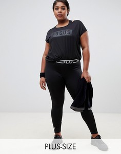 Спортивные леггинсы Only Play Curvy Plus - Черный