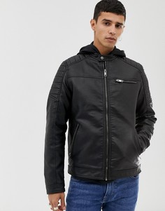 Куртка из искусственной кожи Jack & Jones Core - Черный