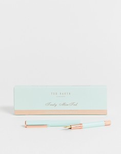 Перьевая ручка цвета аквамарин Ted Baker Рremium - Синий