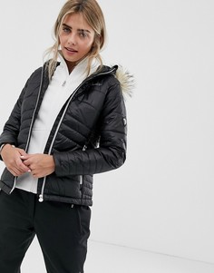 Лыжная куртка с искусственным мехом на капюшоне Dare 2b - Черный