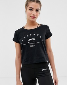 Черная футболка Slazenger Ilena - Черный