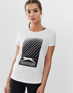 Белая футболка Slazenger Blair - Белый