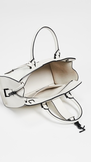 What Goes Around Comes Around YSL White Leather Baby Cabas Bag