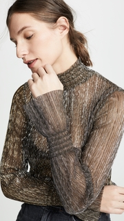 LAGENCE Paola Turtleneck Blouse