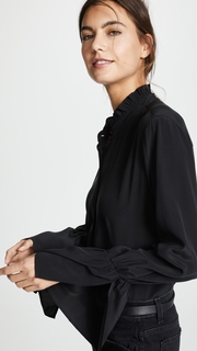 LAGENCE Leyla Ruffle Collar Blouse