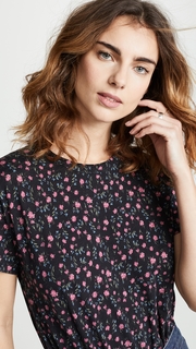 Rag & Bone/JEAN Floral Vintage Crew Tee