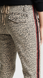 Pam & Gela Uniform Side Stripe Step Hem Jeans
