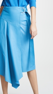 Tibi Asymmetric Drape Skirt
