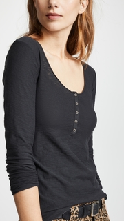 Nation LTD Joselyn Scoop Snap Henley