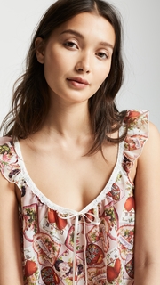 Hanky Panky Vintage Valentine Flutter Sleeve Sleep Set