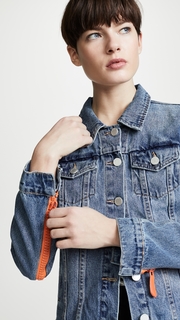 Blank Denim Zip Detail Denim Jacket