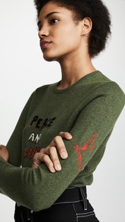 Bella Freud Peace and Love Sweater