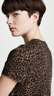 Pam & Gela Mini Leopard Basic Crew Tee