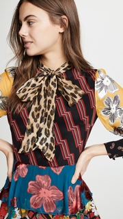 alice + olivia Dasha Tiered Ruffle Dress