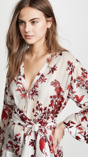 alice + olivia Rosario Tie Waist Kimono Top