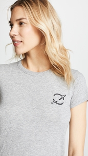 Rag & Bone/JEAN Planet Embroidered Tee