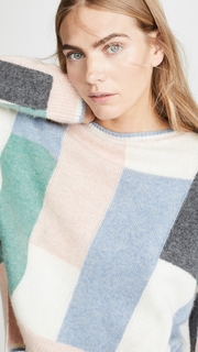 Adam Lippes Colorblock Cashmere Sweater