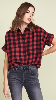 Madewell Flannel Courier Button Down Shirt