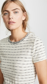 Three Dots Stripe T-shirt Dress